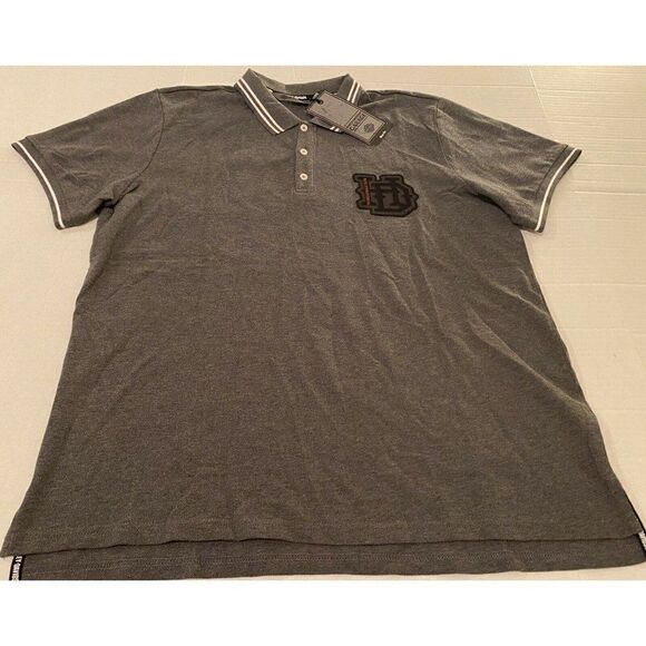 Harley Davidson GARAGE Slim Fit Polo Shirt - Picture 1 of 9